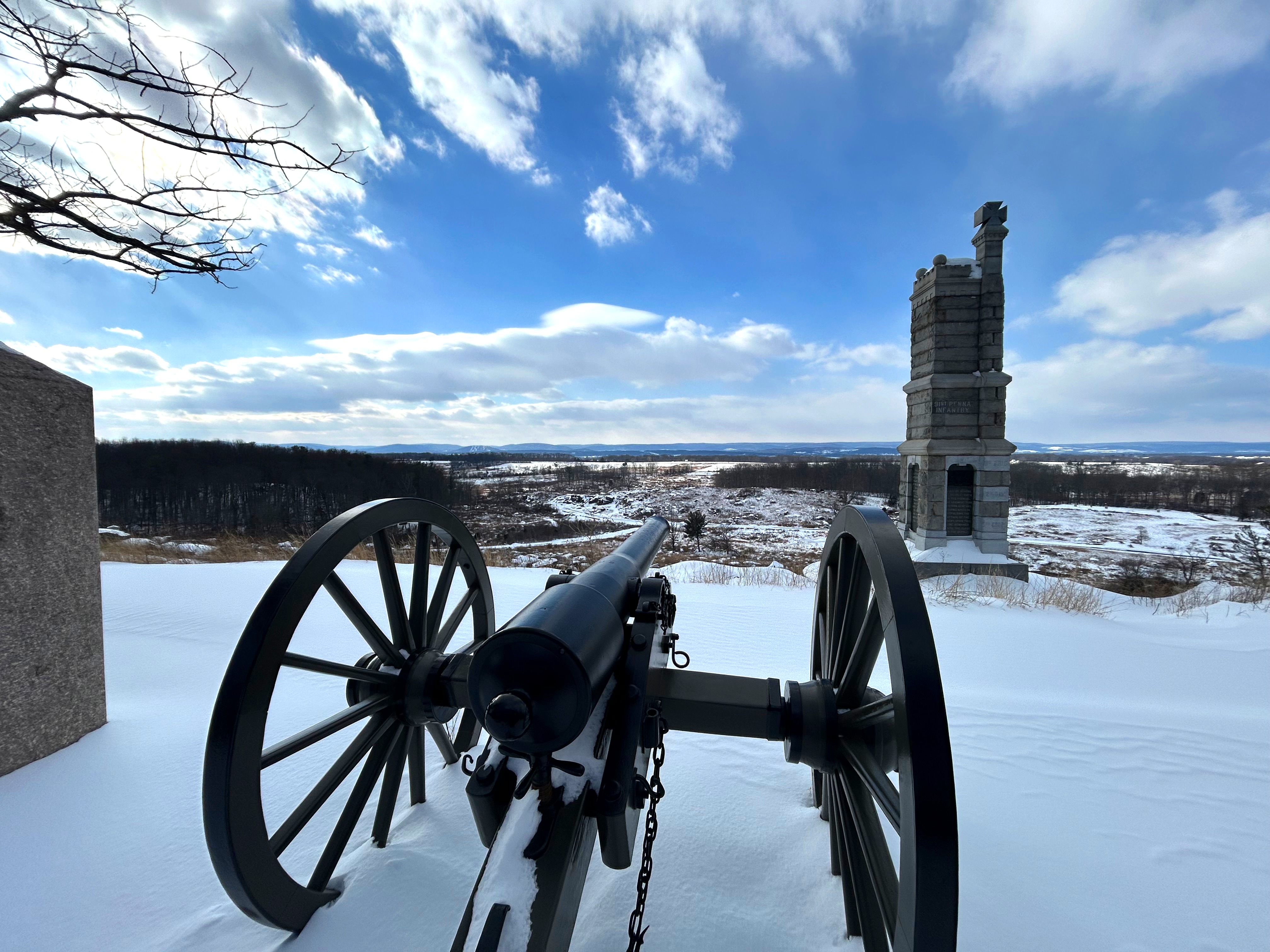 Cannon at Little Round Top
