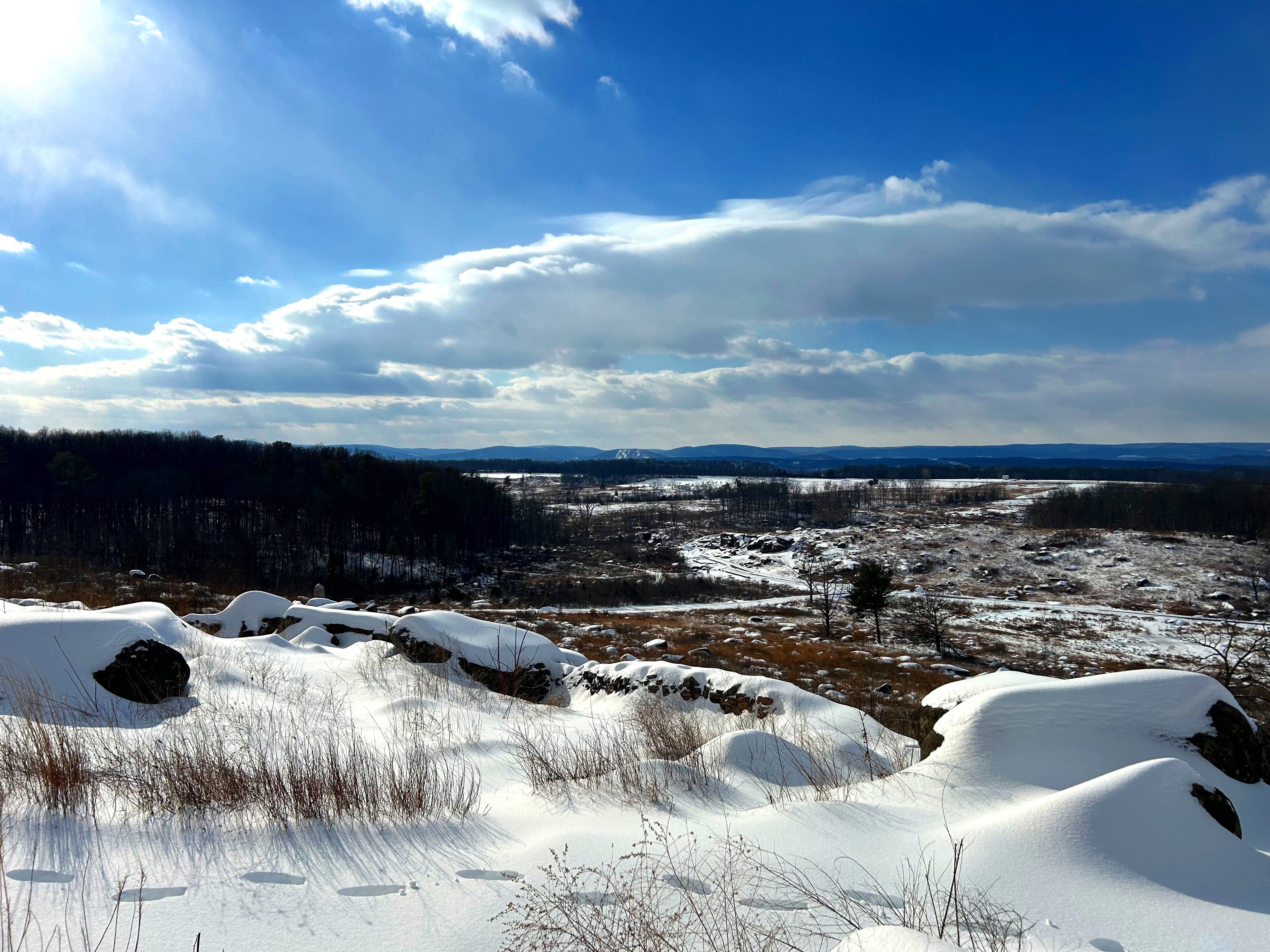 Little Round Top in winter