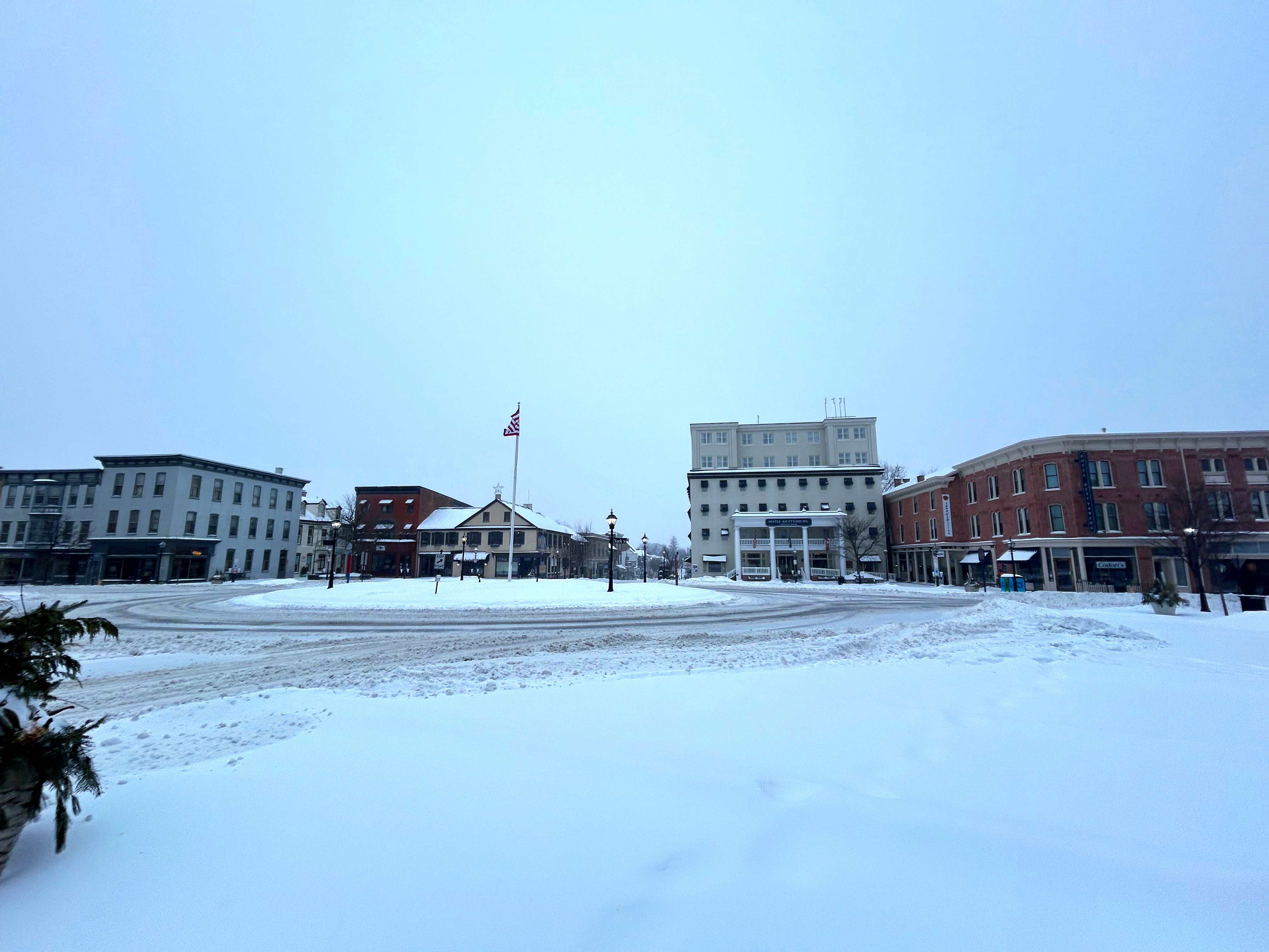 The Diamond in downtown Gettysburg