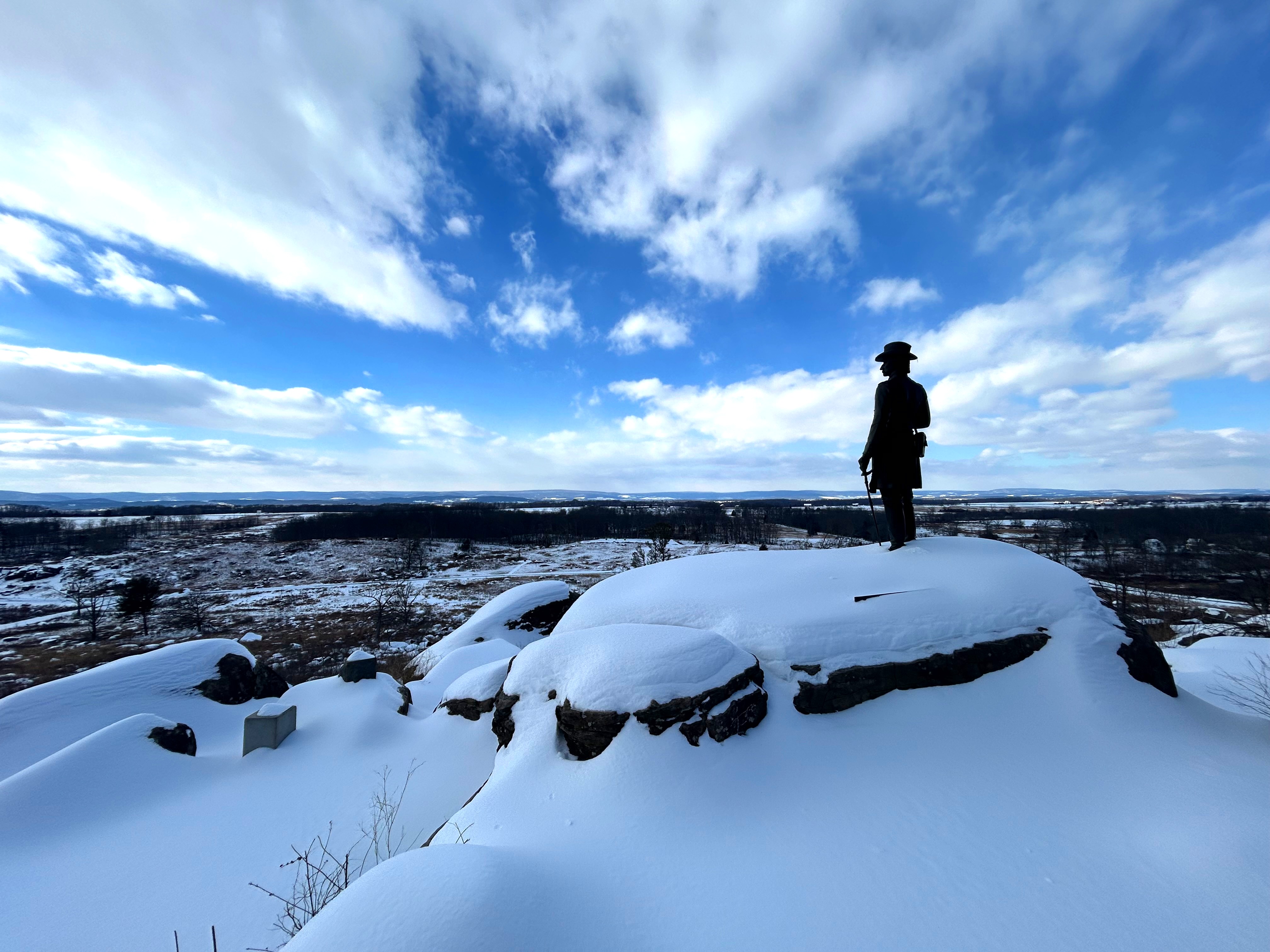 Warren Statue at Little Round Top